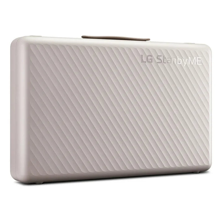 LG StanbyME Go 27" Touchscreen im Aktentaschen-Design | Tragbar und kabellos | Integrierter Akku
